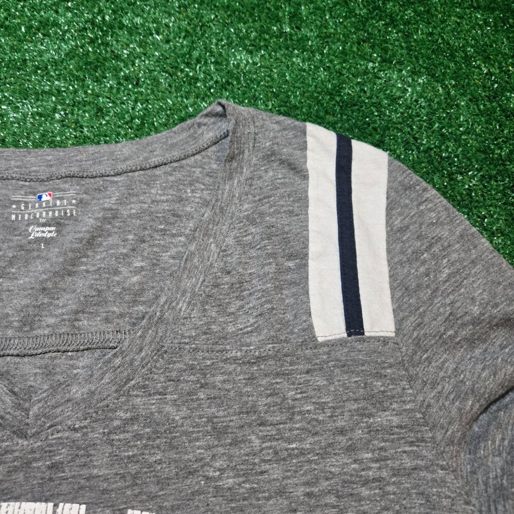 MLB Cleveland Indians Guardians long sleeved distressed tee - Picture 4 of 6